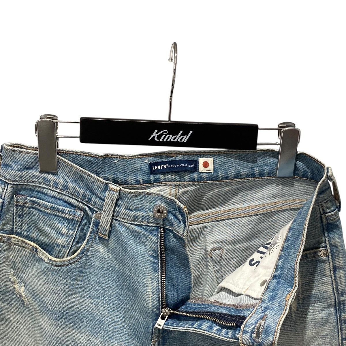LEVI’S MADE＆CRAFTED 502TAPER リペア加工デニムパンツ 古着・中古-3枚目のアイテム画像