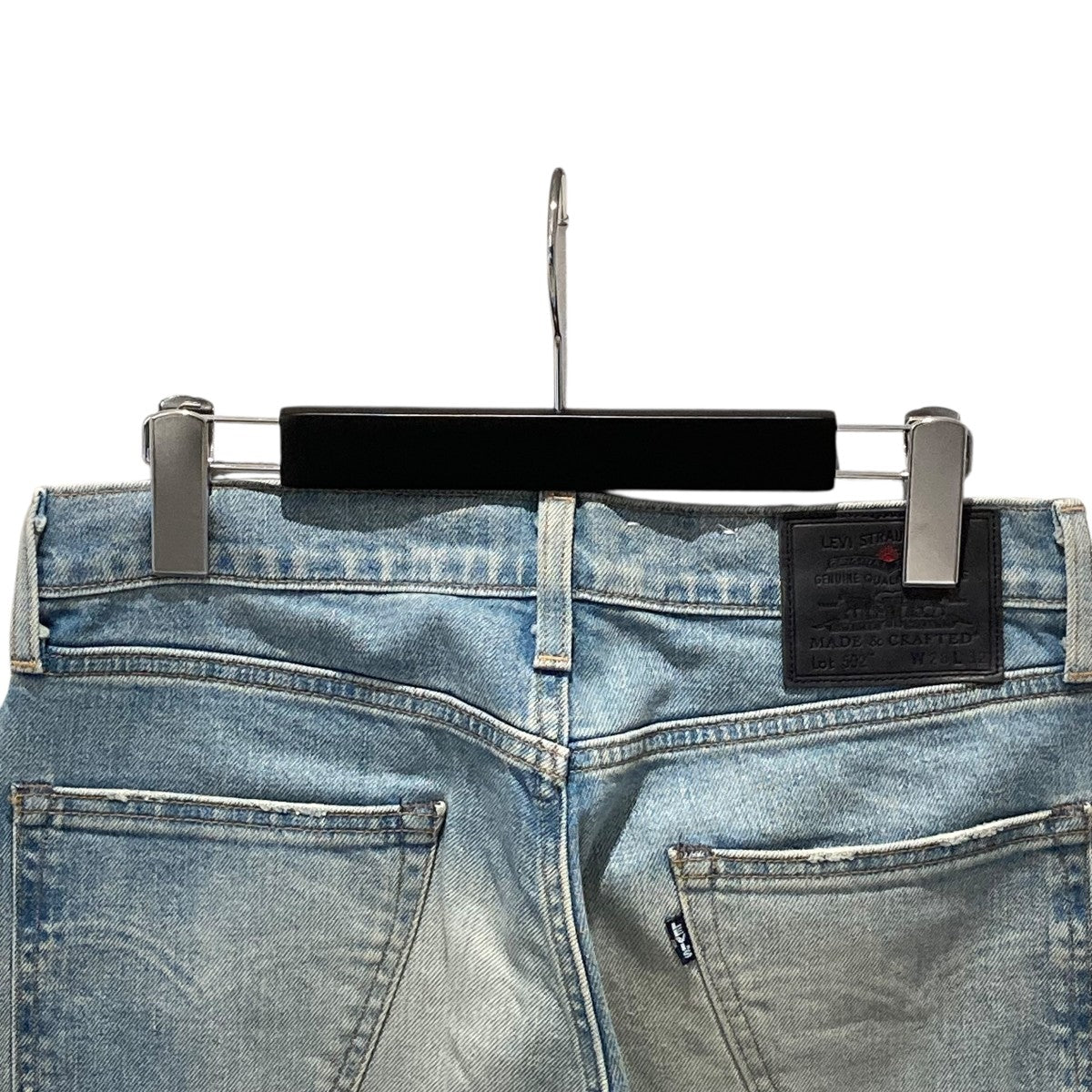 LEVI’S MADE＆CRAFTED 502TAPER リペア加工デニムパンツ 古着・中古-5枚目のアイテム画像