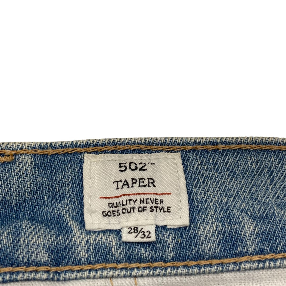 LEVI’S MADE＆CRAFTED 502TAPER リペア加工デニムパンツ 古着・中古-7枚目のアイテム画像