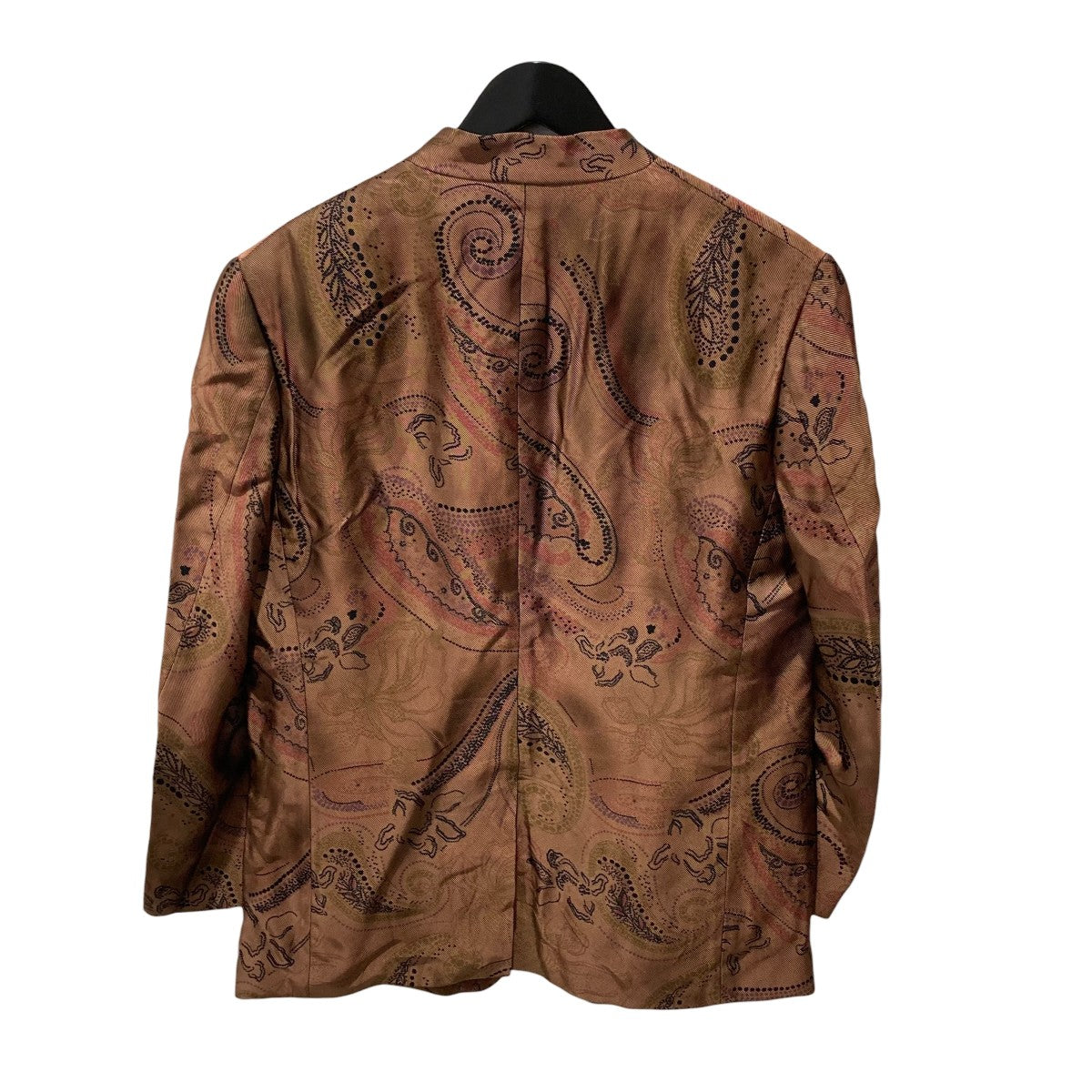 ETRO ペイズリーノーカラーシルクジャケット161-1G926-4113 古着・中古-2枚目のアイテム画像