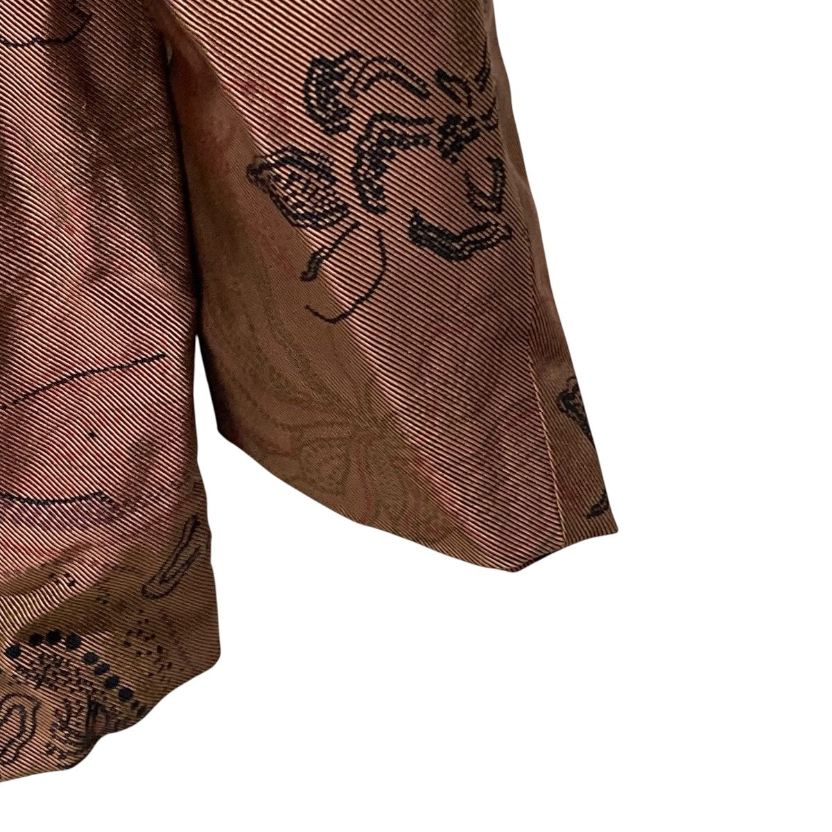 ETRO ペイズリーノーカラーシルクジャケット161-1G926-4113 古着・中古-4枚目のアイテム画像