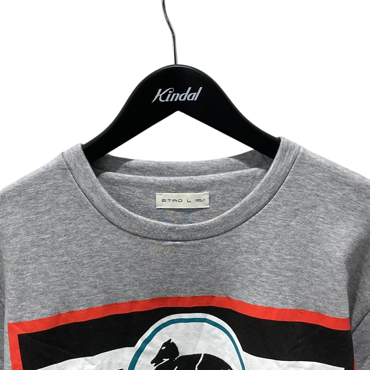 ETRO Sweatshirt with Printed Pegaso Logoクルーネックスウェット1Y441 9291 古着・中古-3枚目のアイテム画像