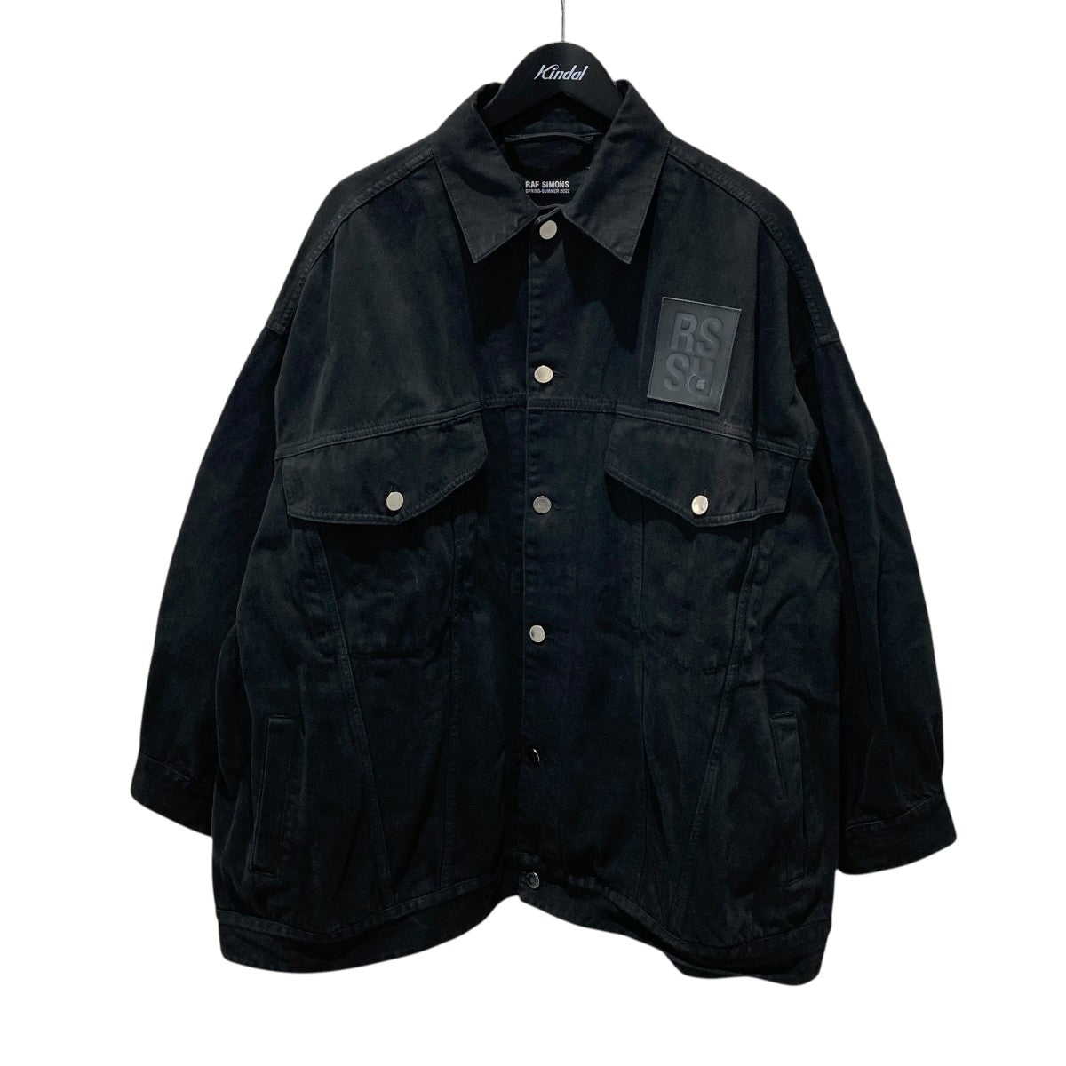 RAF SIMONS 22SSOVERSIZED SOLEMN-X DENIM JACKETデニムジャケット221-723 古着・中古-1枚目のアイテム画像