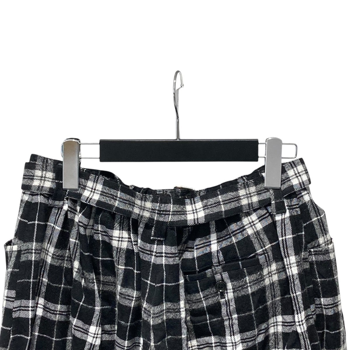 TAO COMME des GARCONS チェックウール混ワイドチェックパンツTL-P002 古着・中古-5枚目のアイテム画像