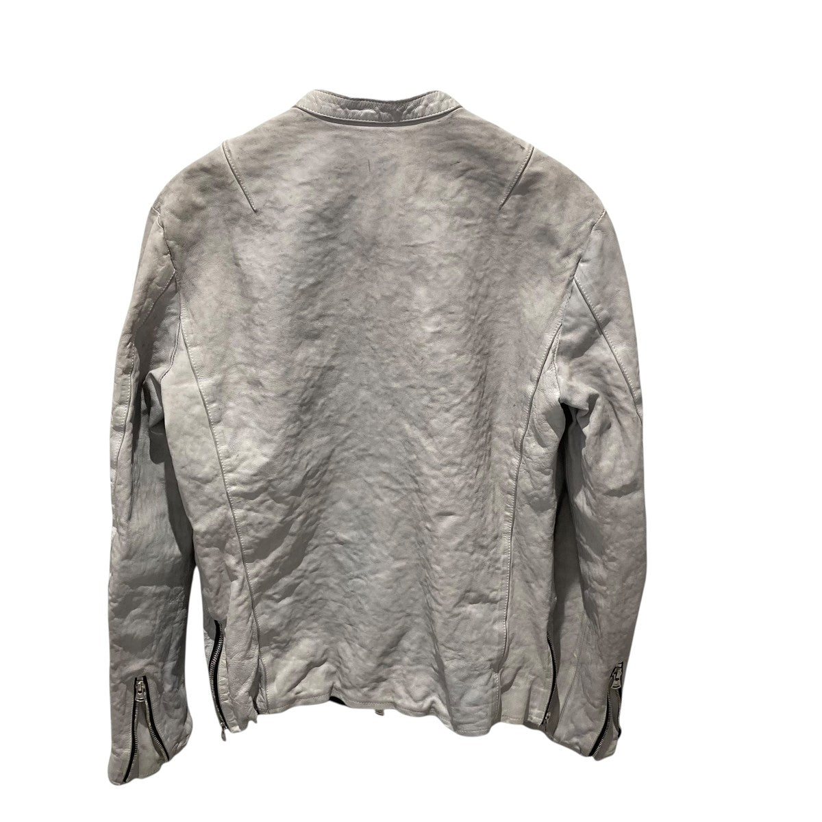 ISAMU KATAYAMA BACKLASH シングルライダース ISAMU KATAYAMA BACKLASH - × ROLL コラボ 衿付き シングルライダース