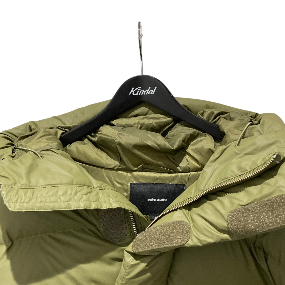 MML HOODED PUFFER MOSSダウンジャケットES2399CCL
