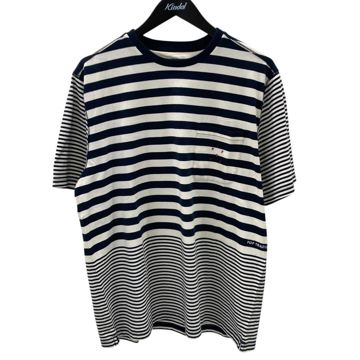 Striped Pocket T-ShirtボーダーTシャツ／ポケットT シャツ／半袖カットソーPOPSS24-02-010