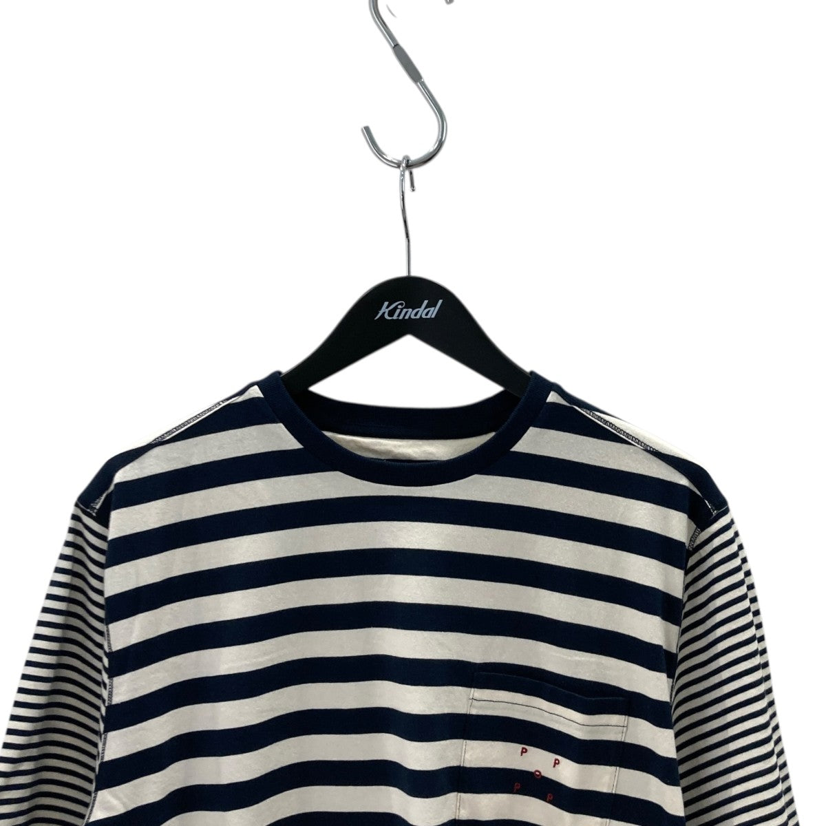 Striped Pocket T-ShirtボーダーTシャツ／ポケットT シャツ／半袖カットソーPOPSS24-02-010