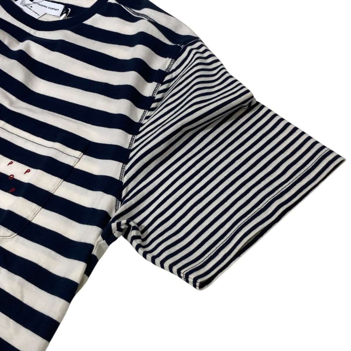 Striped Pocket T-ShirtボーダーTシャツ／ポケットT シャツ／半袖カットソーPOPSS24-02-010