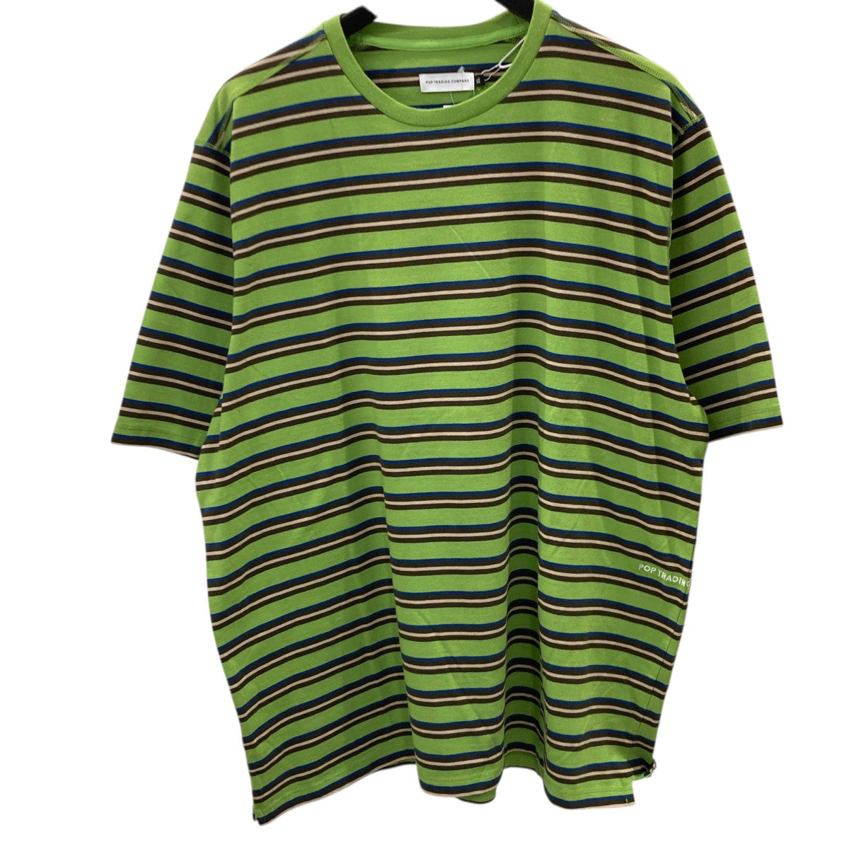 Striped Logo T-ShirtTシャツ／ボーダーTシャツ／半袖カットソーPOPAW23-02-006