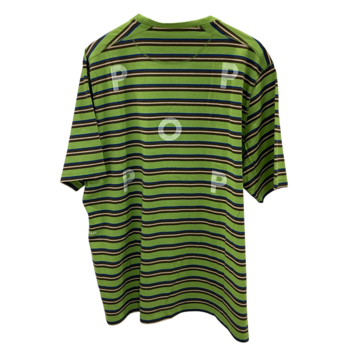 Striped Logo T-ShirtTシャツ／ボーダーTシャツ／半袖カットソーPOPAW23-02-006