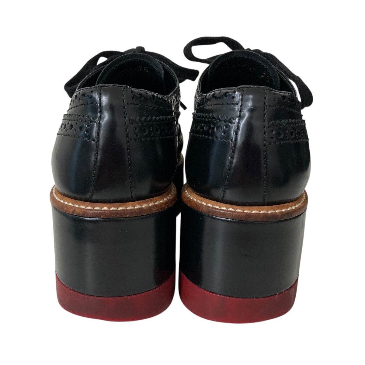 PRADA ウィングチップレザーシューズ 古着・中古-5枚目のアイテム画像