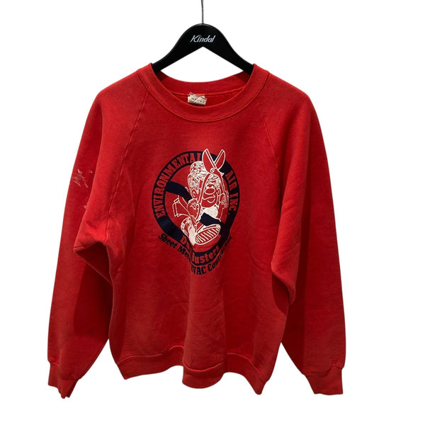 upperfieldone クルーネックスウェット 赤 XXL upperfieldone クルー