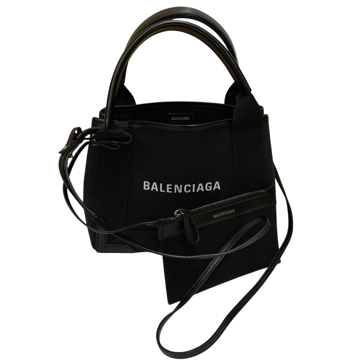 BALENCIAGA カバ2WAYロゴショルダーバッグ390346 古着・中古-1枚目のアイテム画像