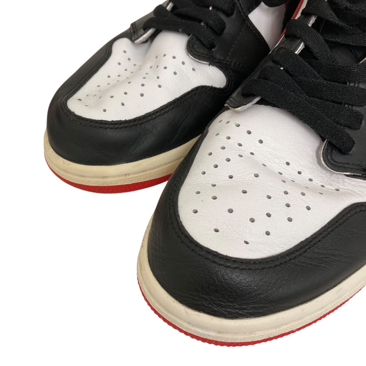 NIKE AIR JORDAN 1 RETRO HIGH TRACK REDハイカットスニーカー555088-112 古着・中古-4枚目のアイテム画像