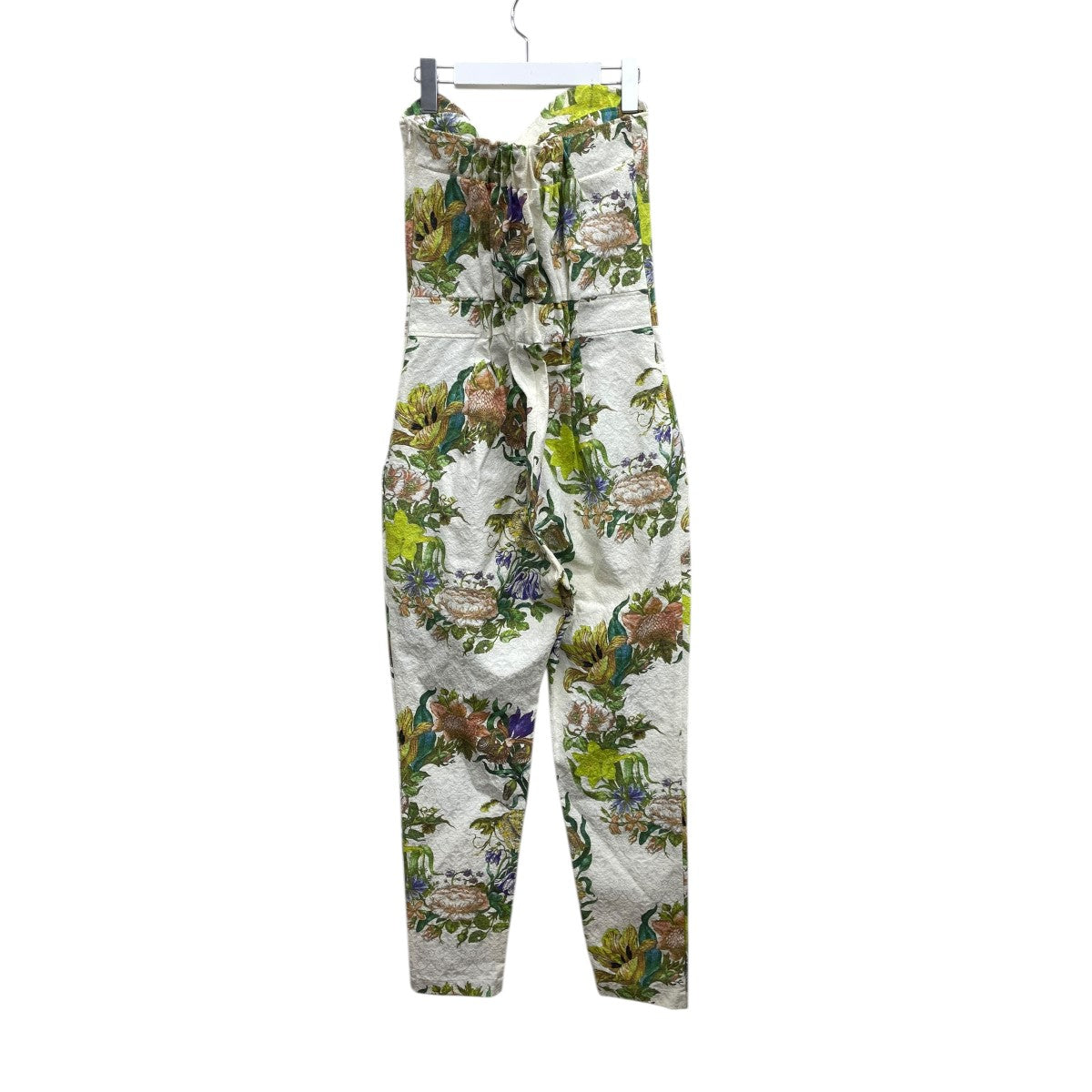 ahcahcum JQストレッチ花女ベアトップサロペット 古着・中古-2枚目のアイテム画像