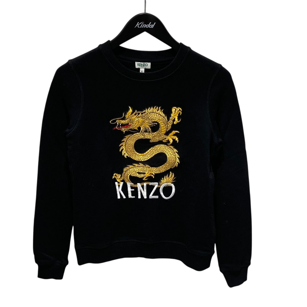 KENZO(ケンゾー) ドラゴン刺繍クルーネックスウェット ブラック サイズ