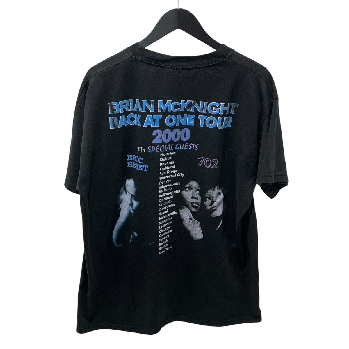 FRUIT OF THE LOOM 00s Brian Mcknight Back At One Tour 2000Tシャツ 古着・中古-2枚目のアイテム画像