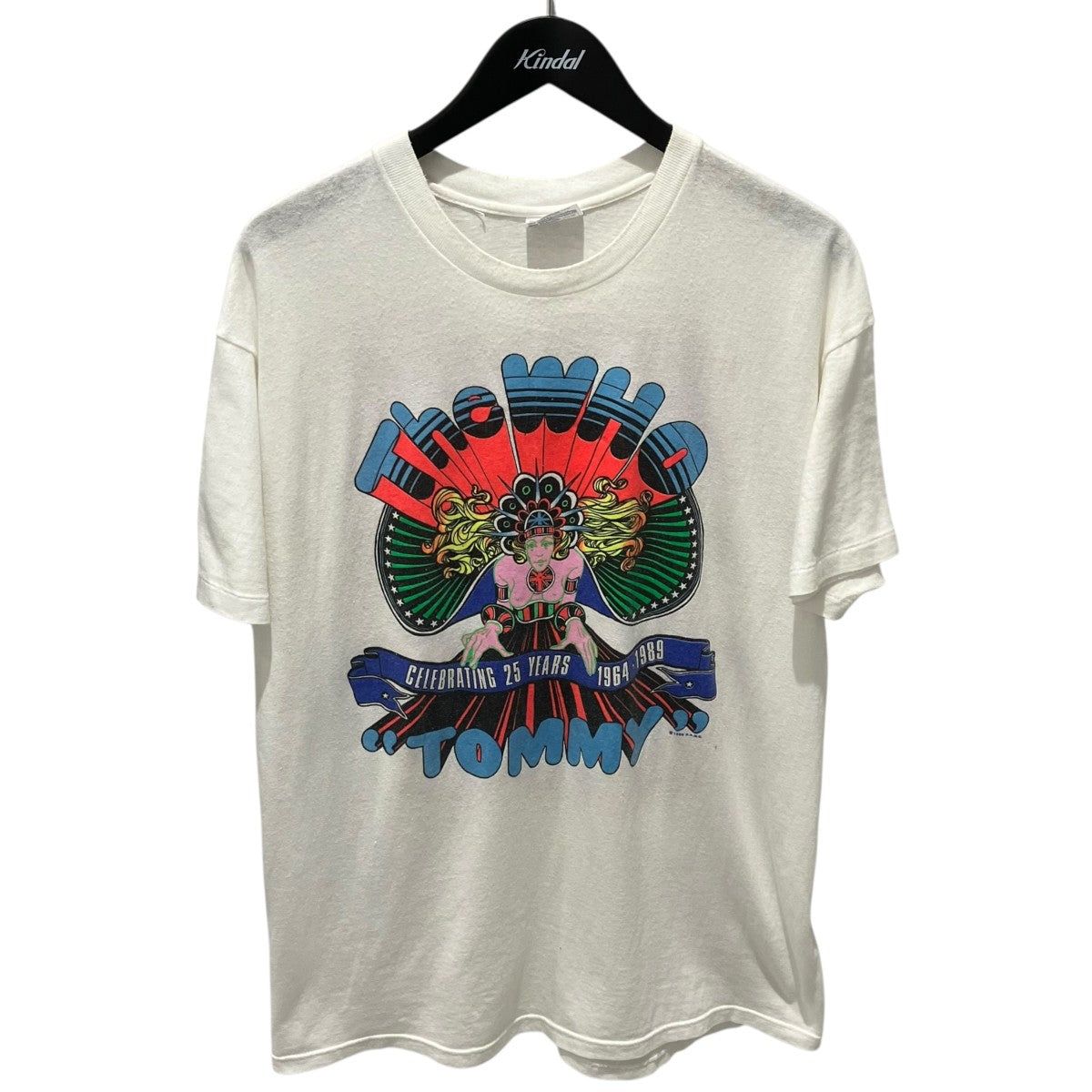 Hanes 80s 89年製 USA製 The Who tommy 25thTシャツ 古着・中古-1枚目のアイテム画像