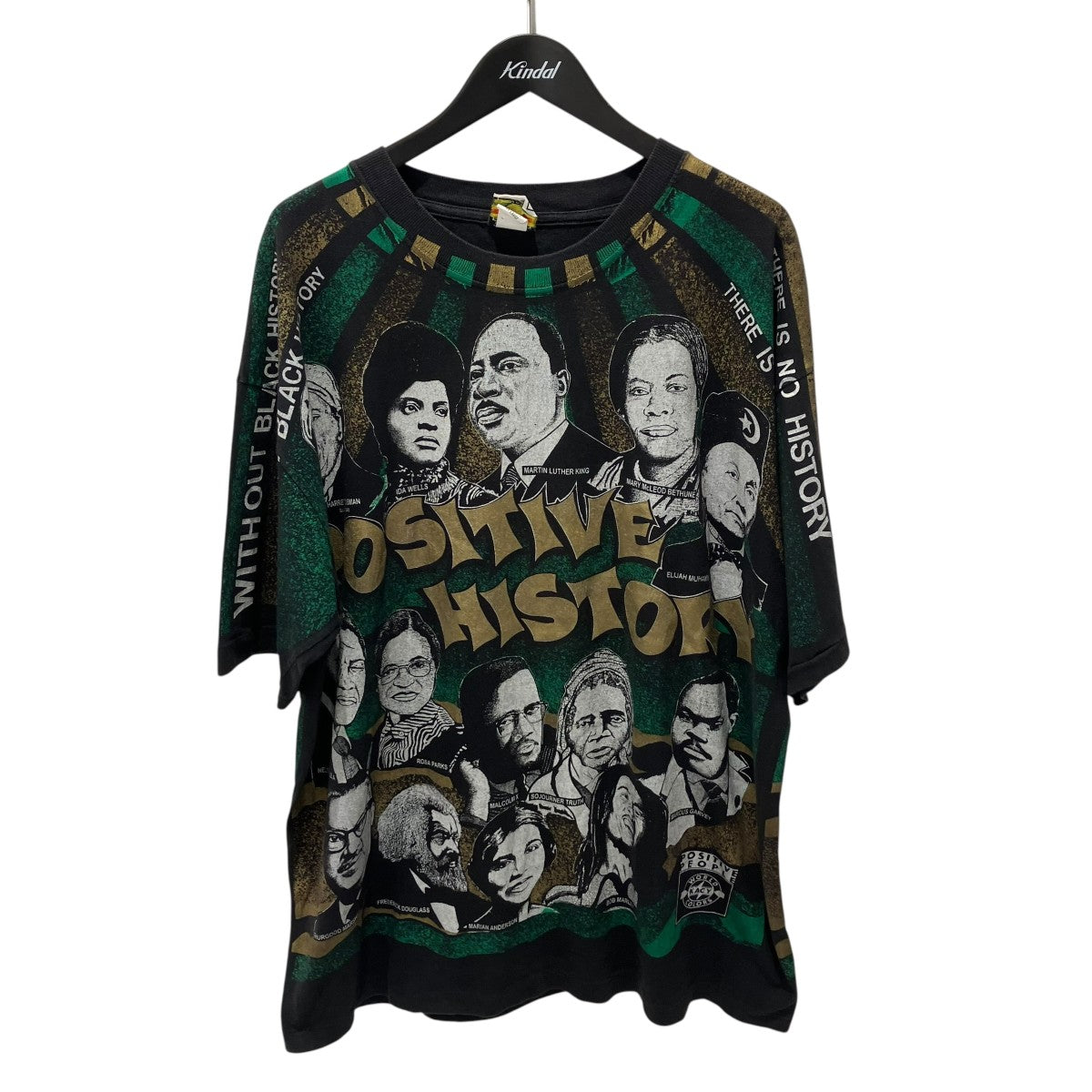 KACY WORLD COLORS POSITIVE PEOPLE 90s USA製 偉人Tシャツ 古着・中古-1枚目のアイテム画像