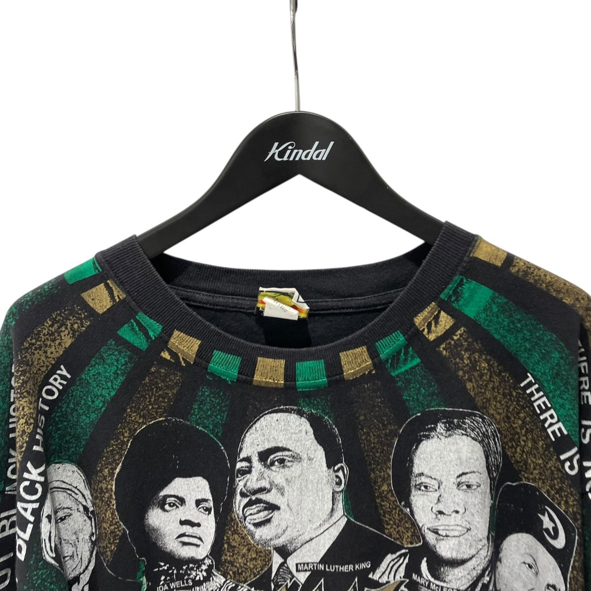 KACY WORLD COLORS POSITIVE PEOPLE 90s USA製 偉人Tシャツ 古着・中古-3枚目のアイテム画像