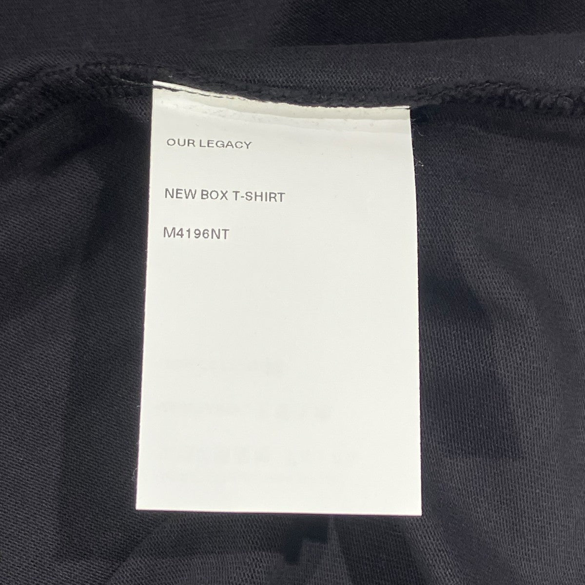 OUR LEGACY NEW BOX T-SHIRTTシャツM4196NT 古着・中古-7枚目のアイテム画像
