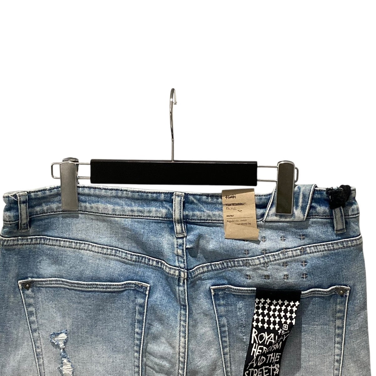 Ksubi CHITCH PUNK BLUE THRASHEDデニムパンツ 古着・中古-5枚目のアイテム画像