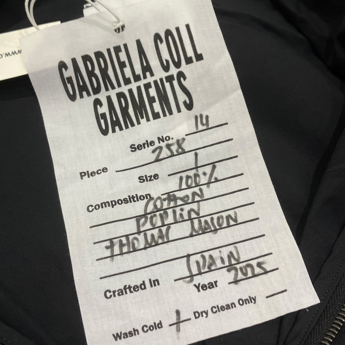 GABRIELA COLL GARMENTS×THOMAS MASON ジップアップジャケット258 古着・中古-5枚目のアイテム画像