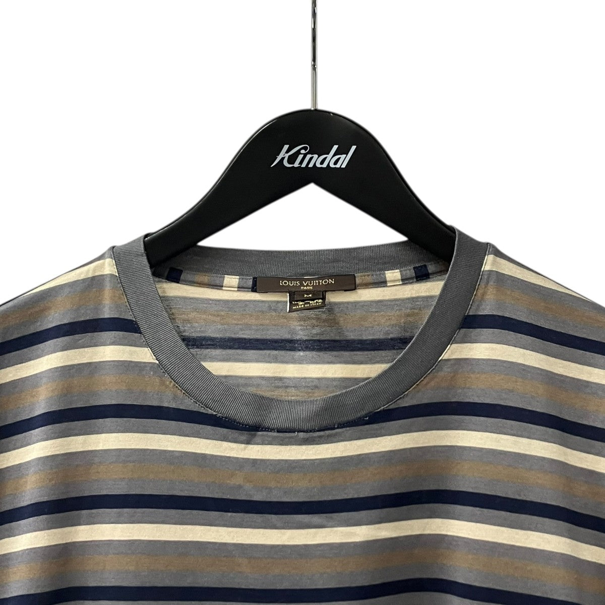 LOUIS VUITTON VINTAGE コットンボーダーTシャツTシャツ 古着・中古-3枚目のアイテム画像