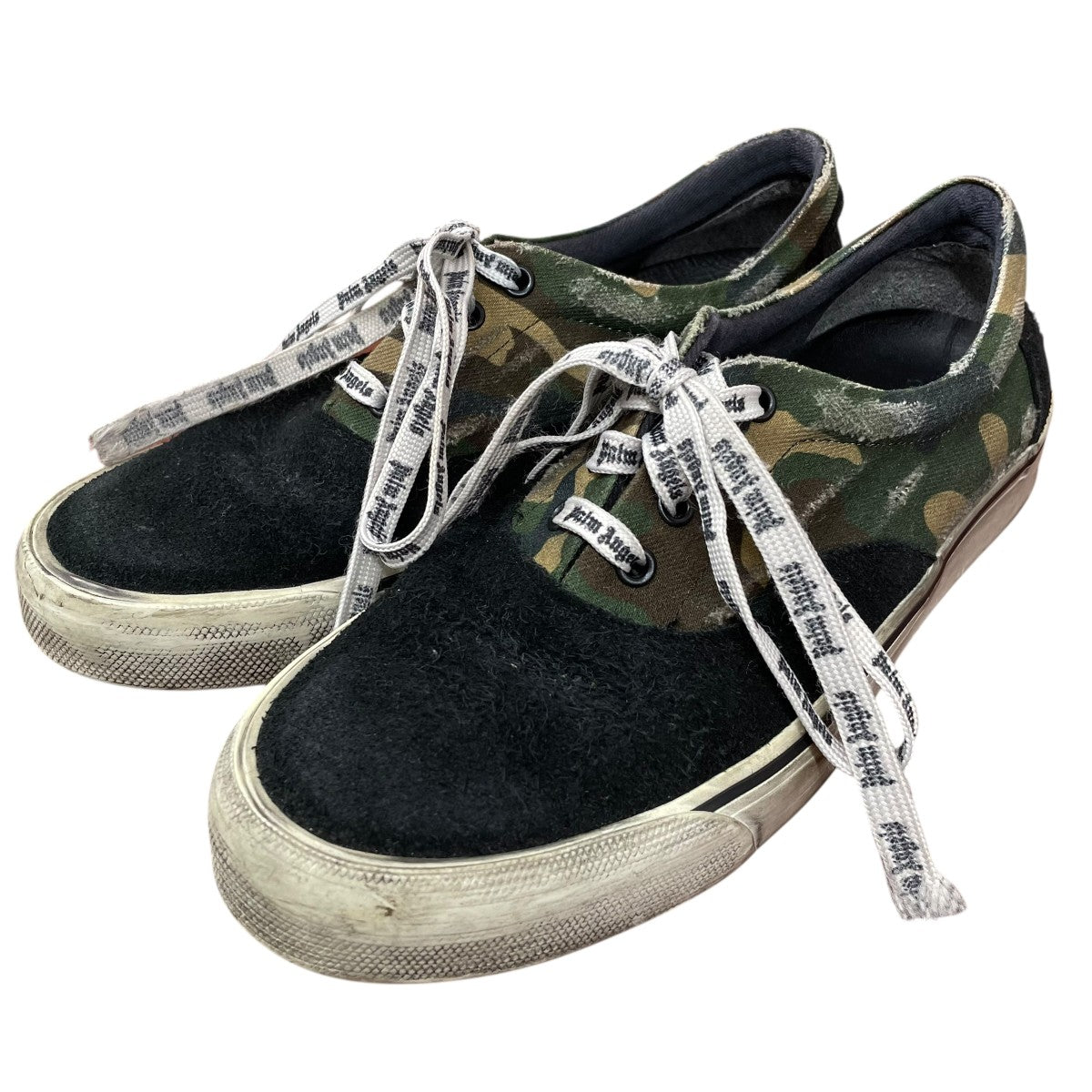 Palm Angels ダメージ加工カモフラスニーカー 古着・中古-1枚目のアイテム画像