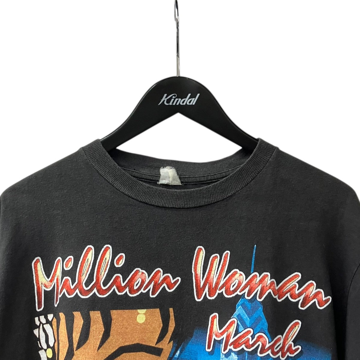 BAY CLUB(ベイクラブ) 90s MILLION WOMAN MARCH 1997Tシャツ ブラック