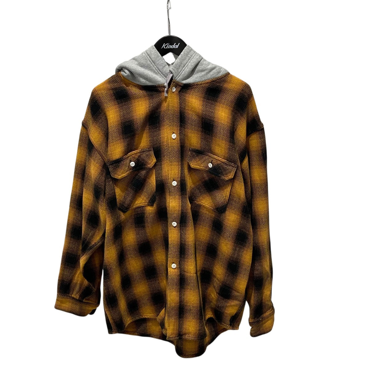22AWチェックネルシャツ22AW-FS-22
