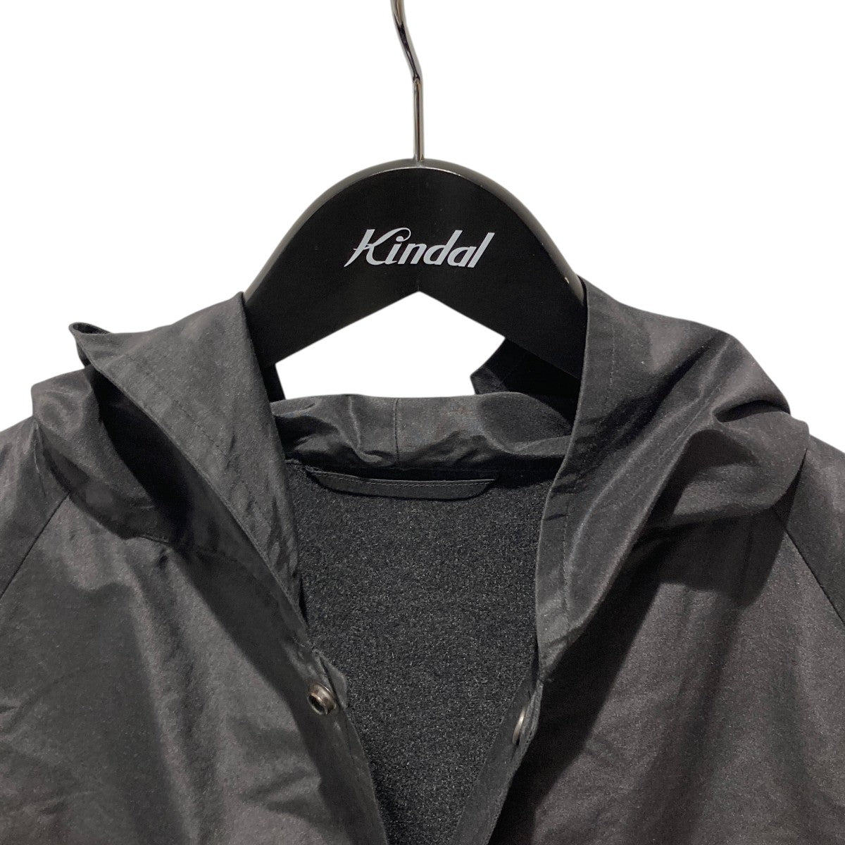 COMOLI コットンシルクフーデッドコートT01-04003 古着・中古-3枚目のアイテム画像