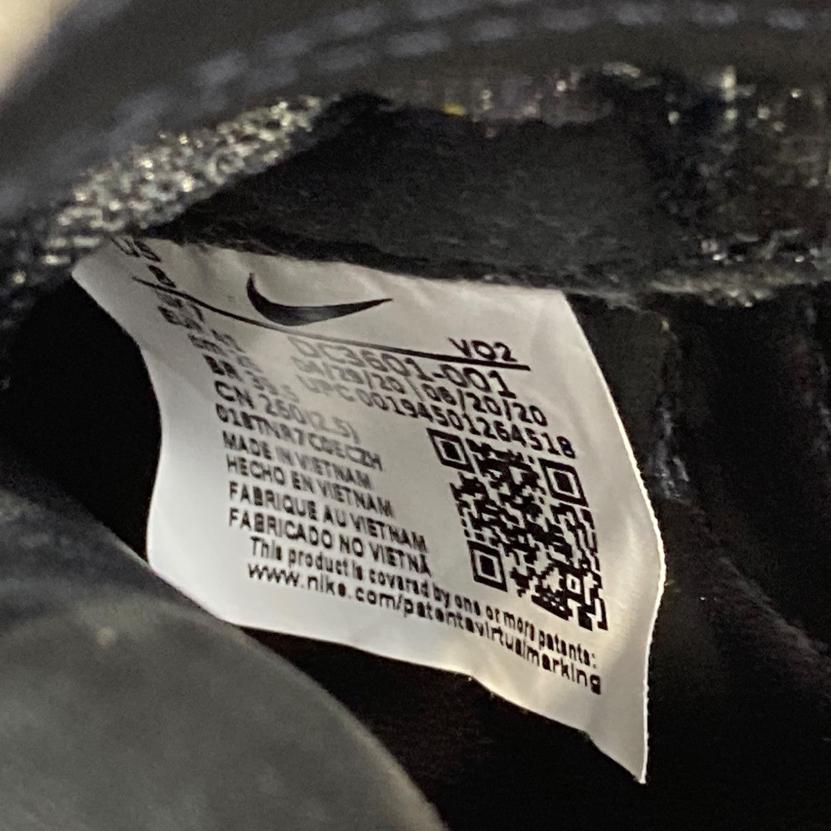 COMME des GARCONS×NIKE AIR FORCE 1 MIDエアフォース1 ミッド スニーカーDC3601-001 古着・中古-6枚目のアイテム画像