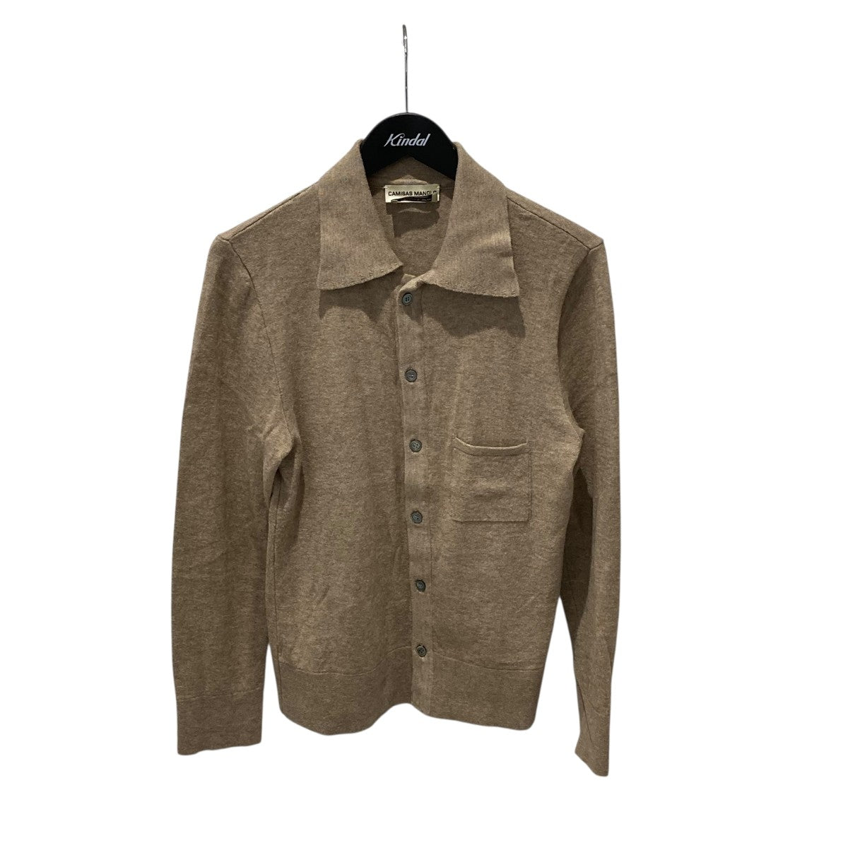 CAMISAS MANOLO INOX KNITTED SHIRTニットシャツ 古着・中古-1枚目のアイテム画像
