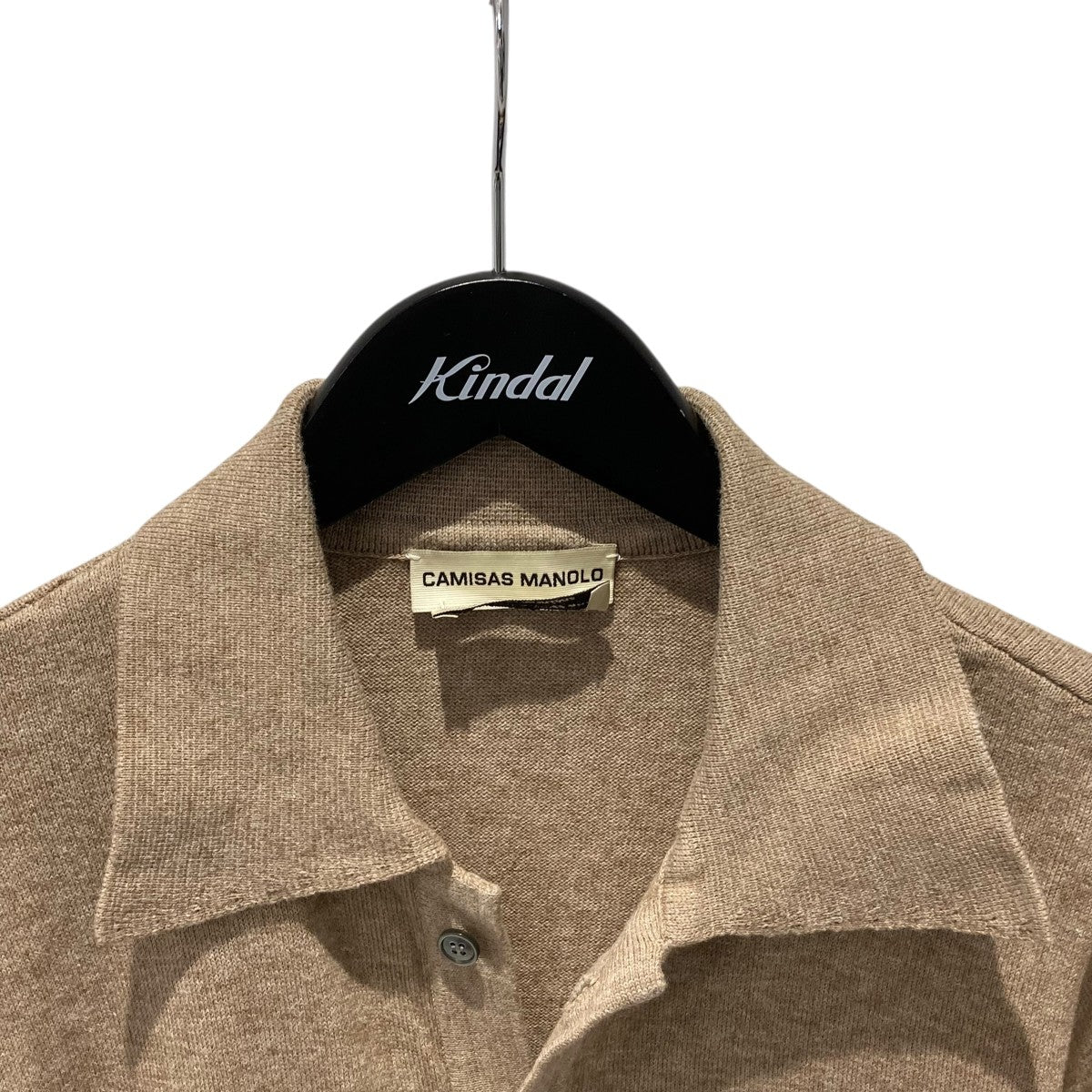 CAMISAS MANOLO INOX KNITTED SHIRTニットシャツ 古着・中古-3枚目のアイテム画像