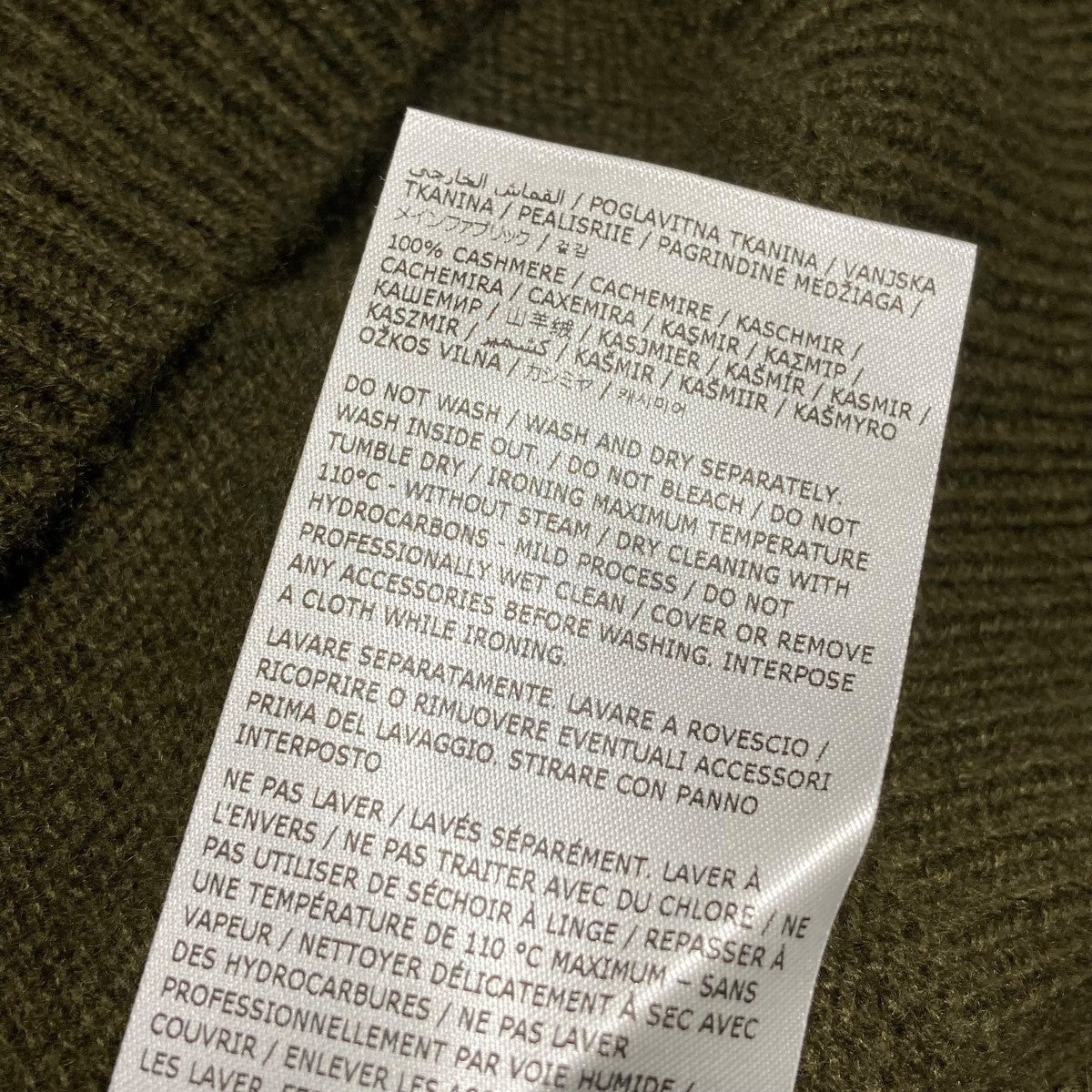 23AWCashmere sweaterクルーネックニットJ21GP0028