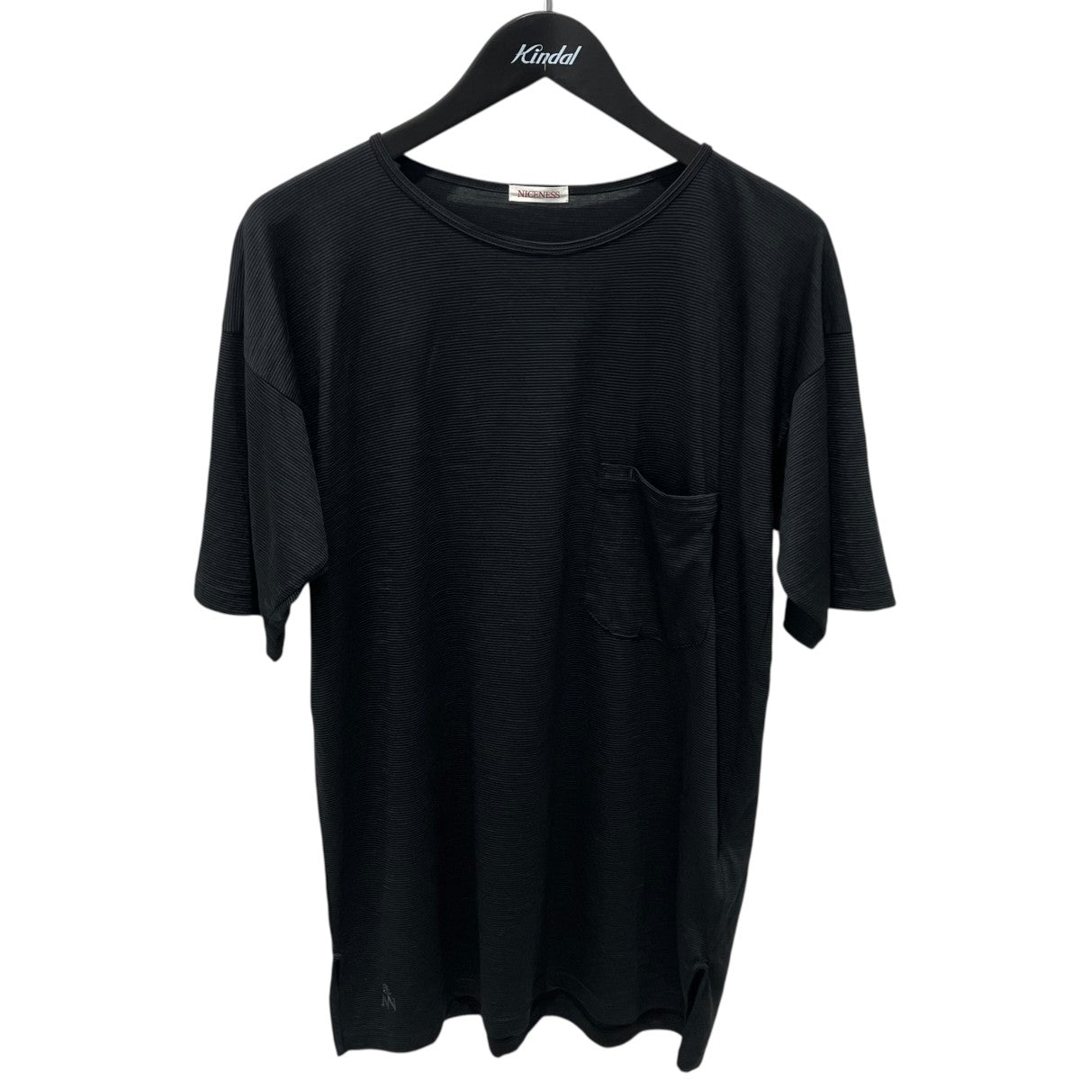 NICENESS R．SANDIN Stripe Wool Pocket T-ShirtTシャツNN-3402J15 古着・中古-1枚目のアイテム画像