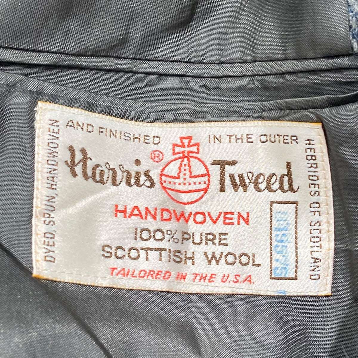 Harris Tweed(ハリスツイード) USA製ヘリンボーンテーラードジャケット