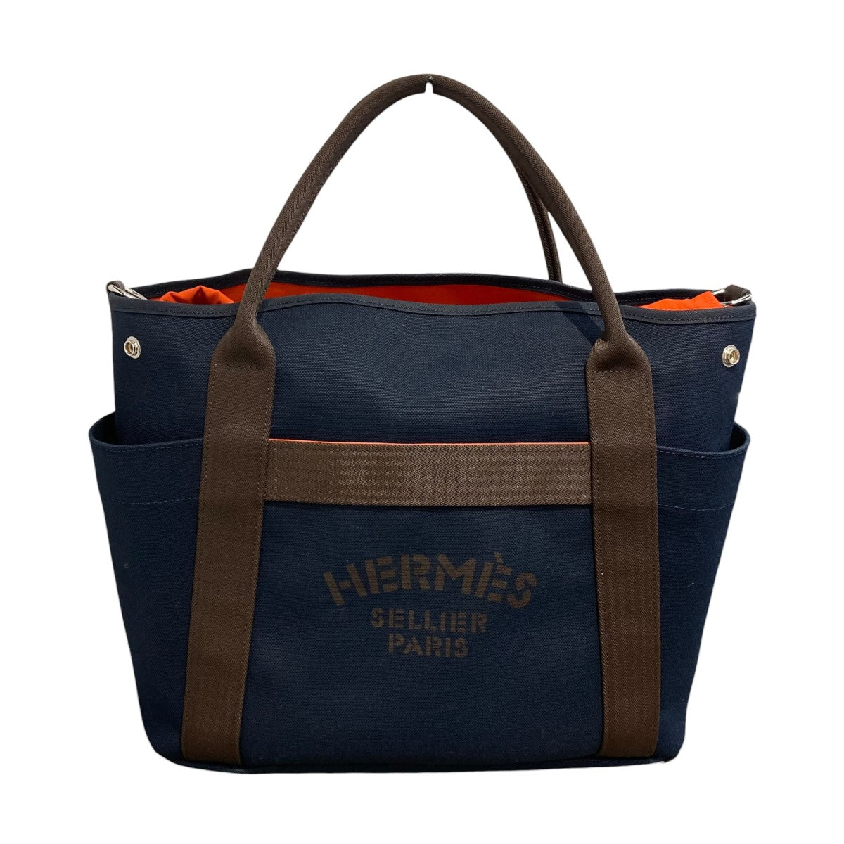 HERMES SAC DE PANSAGE GROOMトートバッグ068312CK 古着・中古-1枚目のアイテム画像