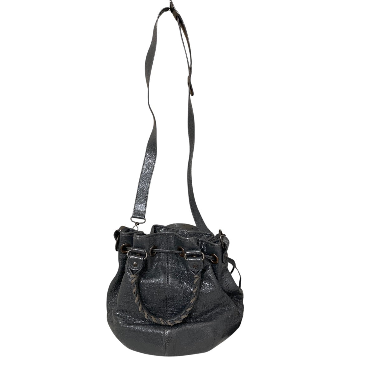 BALENCIAGA(バレンシアガ) クラシック ミニポンポンレザーショルダー