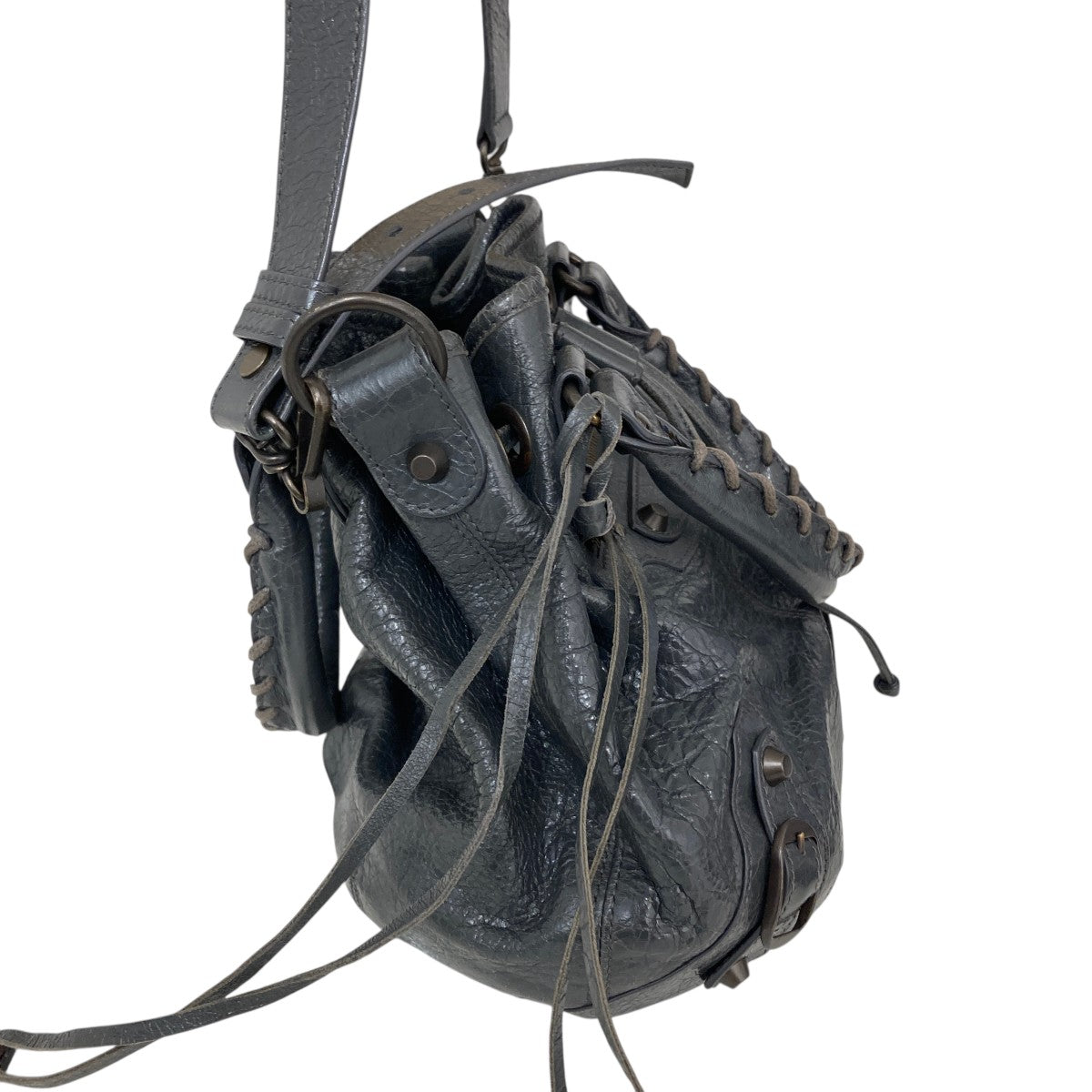 BALENCIAGA(バレンシアガ) クラシック ミニポンポンレザーショルダー