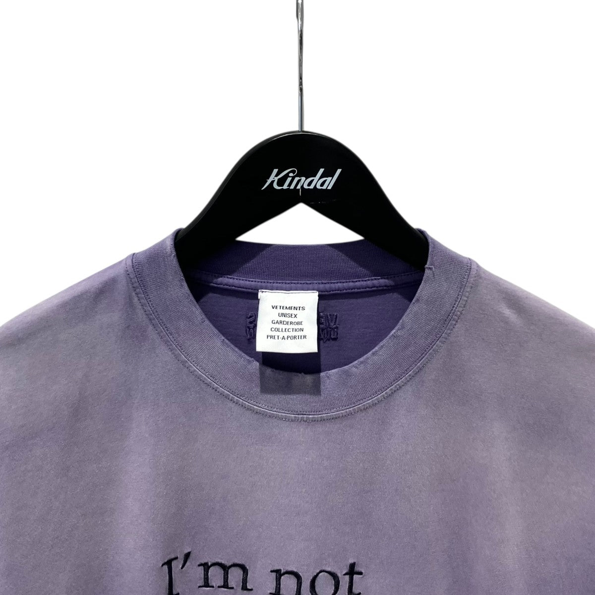 VETEMENTS Im Not Doing Shit TodayTシャツUE63TR320L 古着・中古-3枚目のアイテム画像