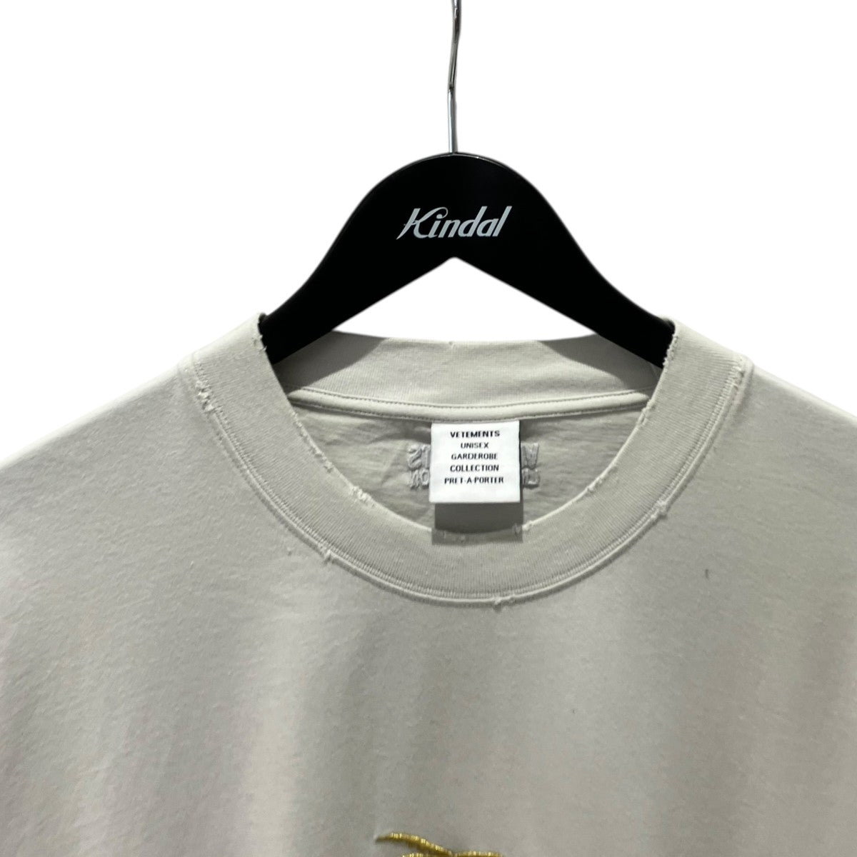 VETEMENTS EMBROIDERED AFTERLIFE T-SHIRTTシャツUE63TR241W 古着・中古-3枚目のアイテム画像