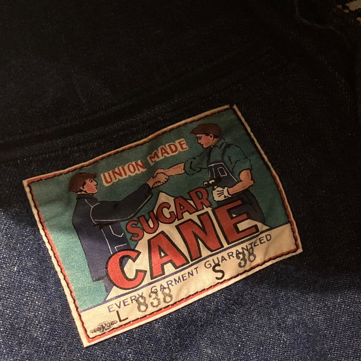 SUGAR CANE FICTION ROMANCE 9．5oz．BLUE DENIM JACKETデニムジャケットSC14838 古着・中古-6枚目のアイテム画像