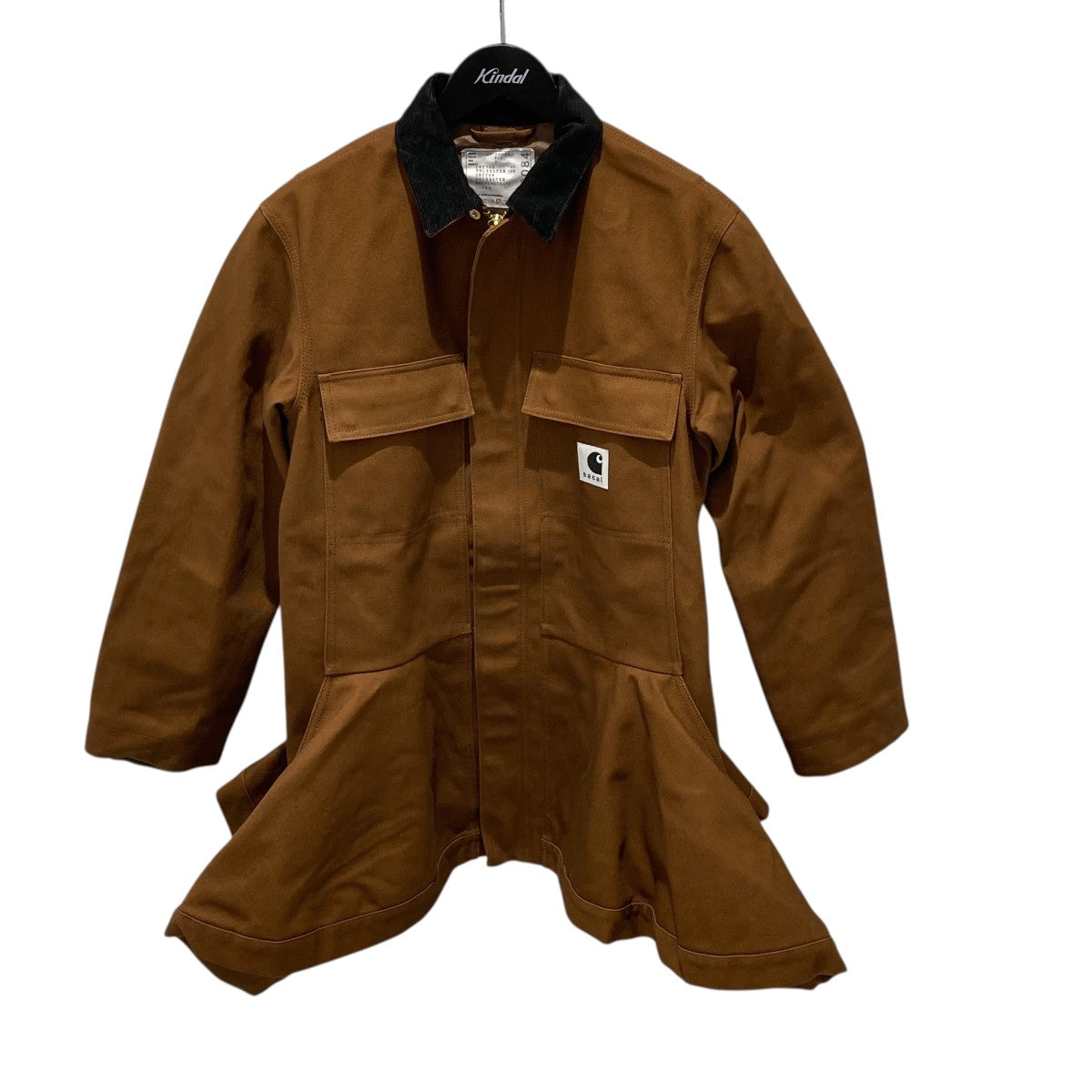sacai 25AWDuck Bonding Dress Coatドレスコート25-08084 古着・中古-1枚目のアイテム画像