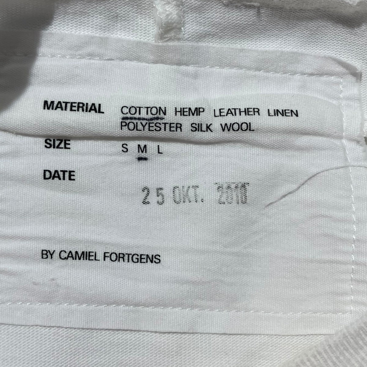 CAMIEL FORTGENS Tシャツ25OKT.2018 古着・中古-5枚目のアイテム画像