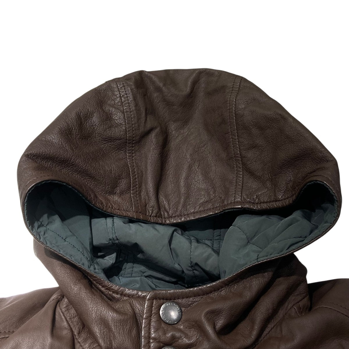 BRUNELLO CUCINELLI レザーリバーシブルブルゾン 古着・中古-7枚目のアイテム画像