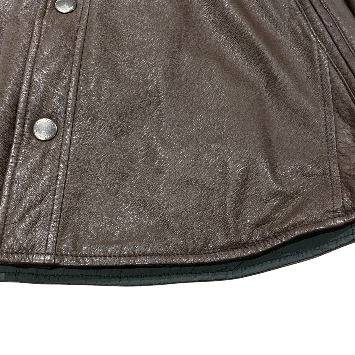 BRUNELLO CUCINELLI レザーリバーシブルブルゾン 古着・中古-8枚目のアイテム画像