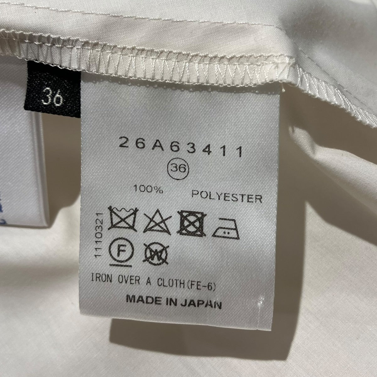 24AWBack Ribbon Shirring Blouse長袖ブラウス26A63411